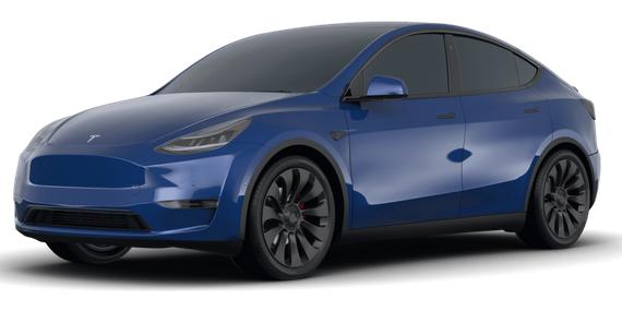 TESLA MODEL Y 2021 5YJYGDEF3MF076189 image
